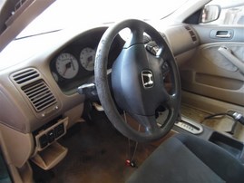 2002 Honda Civic EX Green Sedan 1.7L Vtec AT #A24925